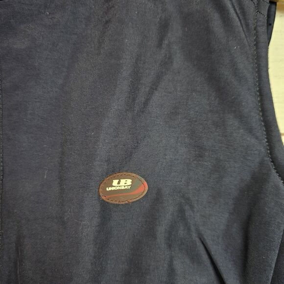 Vintage Union Bay Puffer Blue Y2K Utility Vest Size Small - Picture 3 of 9